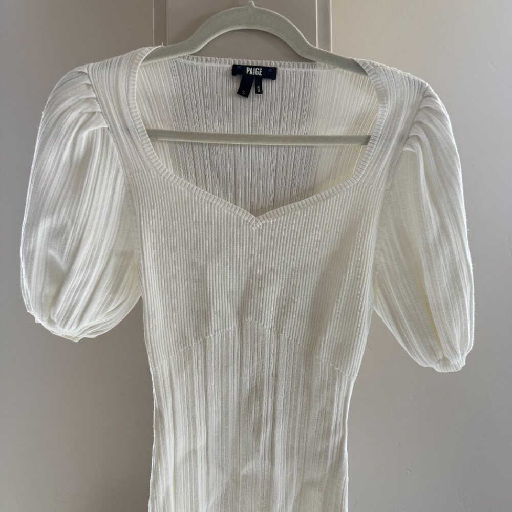 Paige Maie Top White